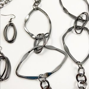 Long Necklace w/ Matching Earrings